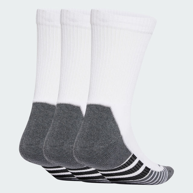 PERFORMANCE CLIMACOOL CUSHIONED CREW 3 PAIR PACK (JD9575)