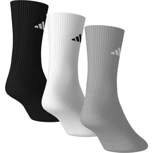 CUSHIONED SPORTSWEAR CREW SOCKS 3 PAIR PACK (KC9624)