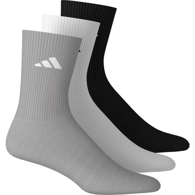CUSHIONED SPORTSWEAR CREW SOCKS 3 PAIR PACK (KC9624)
